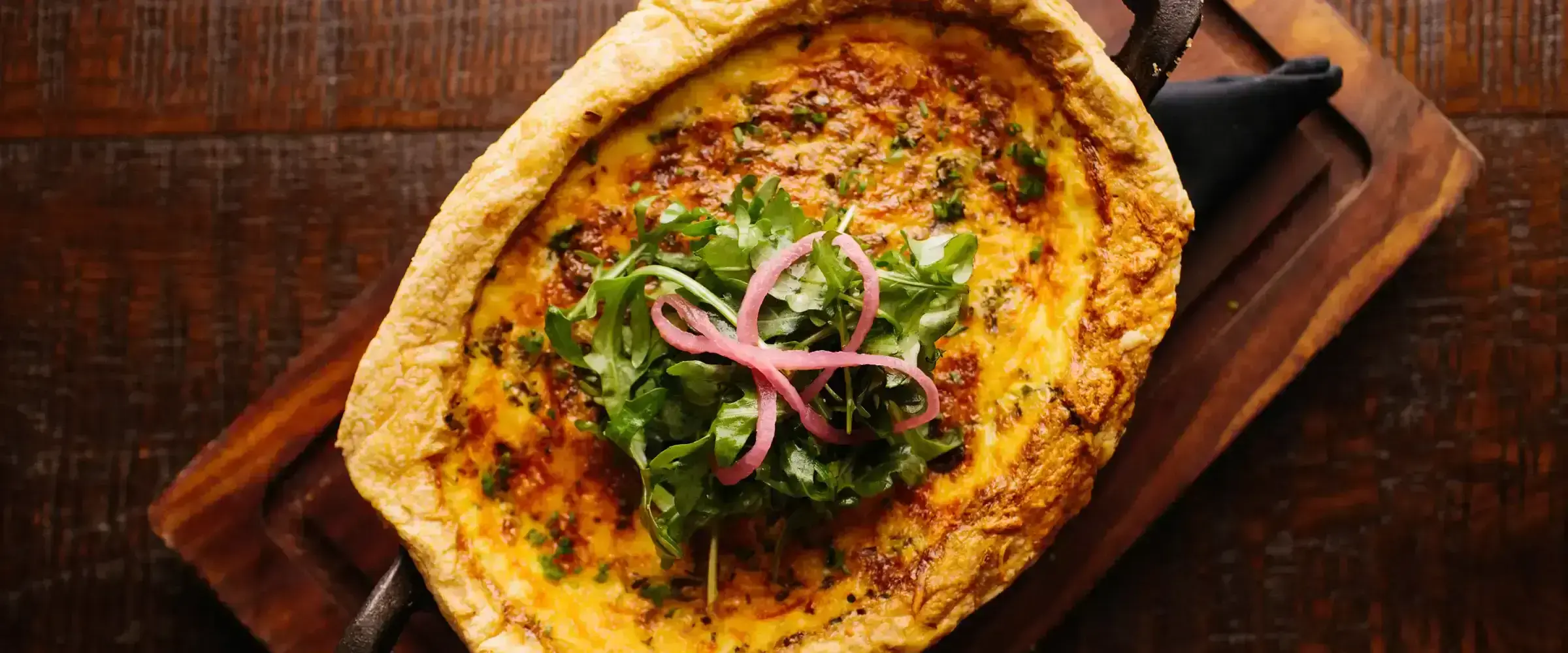 Overhead Dish View of an Entree from River Roast - desktop version