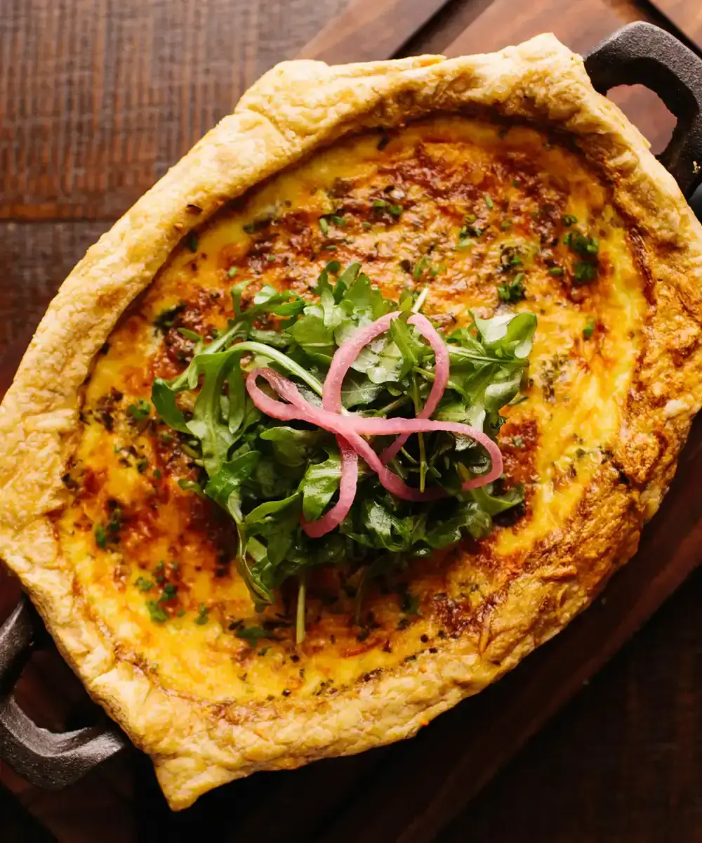 Overhead Dish View of an Entree from River Roast - mobile version